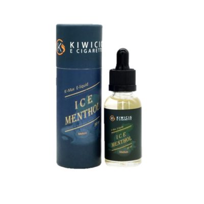 E-Liquid 30ml Ice Menthol green bottle and packaging