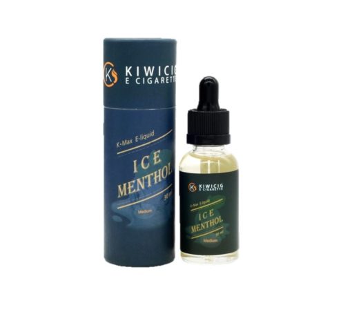 E-Liquid 30ml Ice Menthol green bottle and packaging