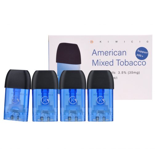 Disposable American Mixed Tobacco cartridges for KiwiPod N1