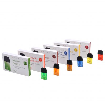 Colourful Vape Liquid Disposable Cartridges