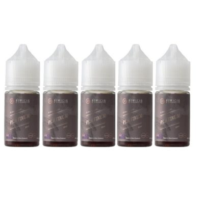 A pack of 5 Platinum 30ml Winfield Tobacco E-Juice
